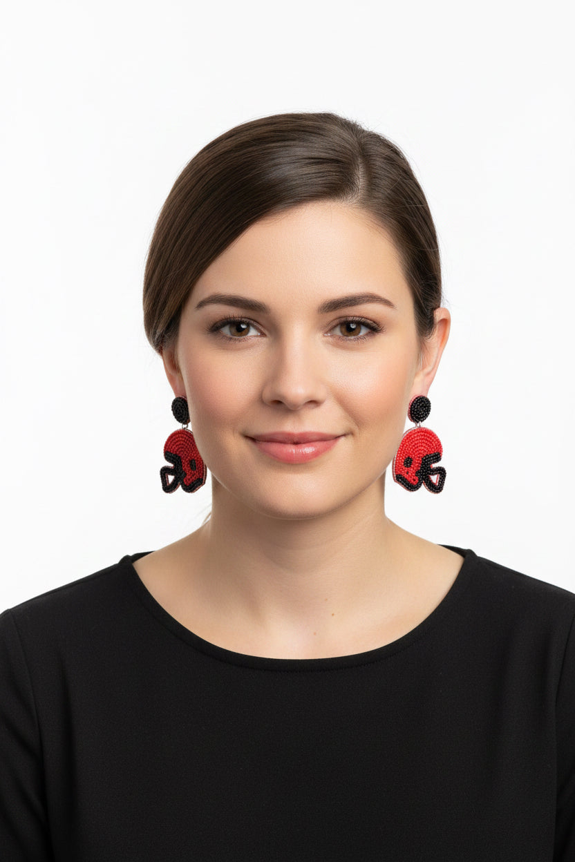 Football Helmet Earrings