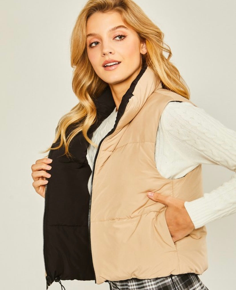 Reversible Puffer Vest