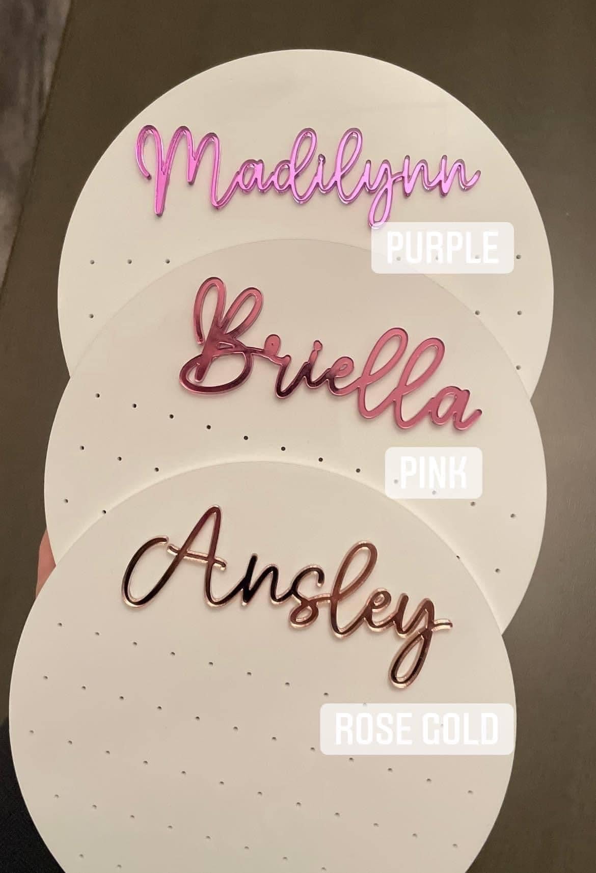 Personalized Earring Holder