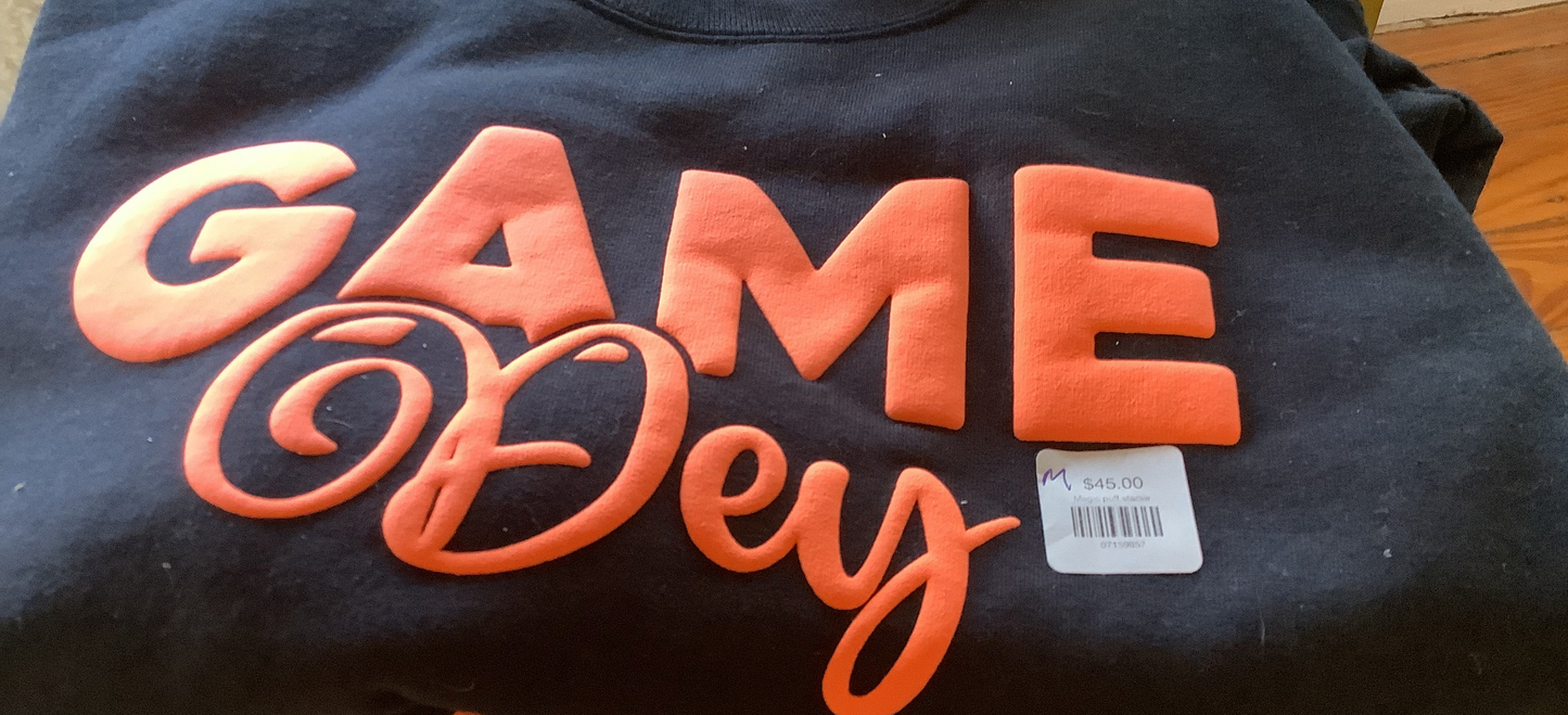 Magic puff stacked graphic sweatshirt