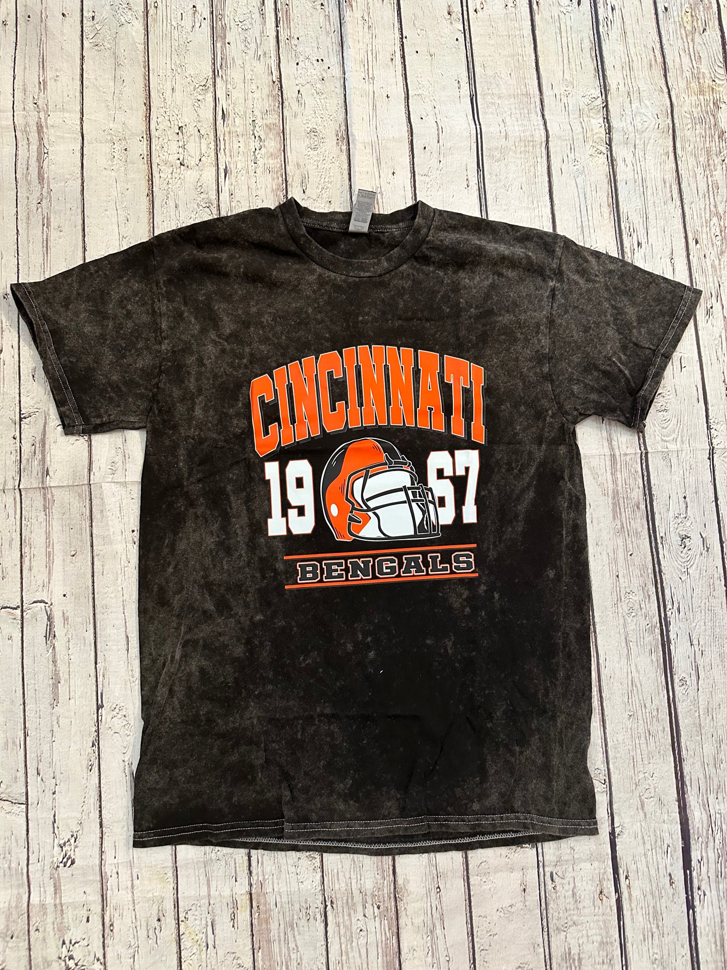 Bengals Acid Wash Tee
