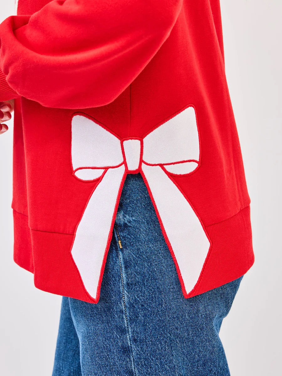 Lakelyn Merry Bow Crewneck