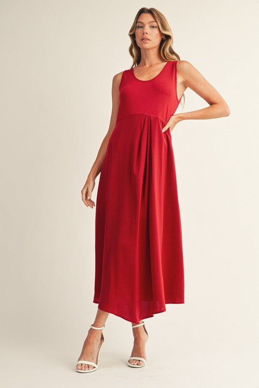 Burgundy Holiday Dress