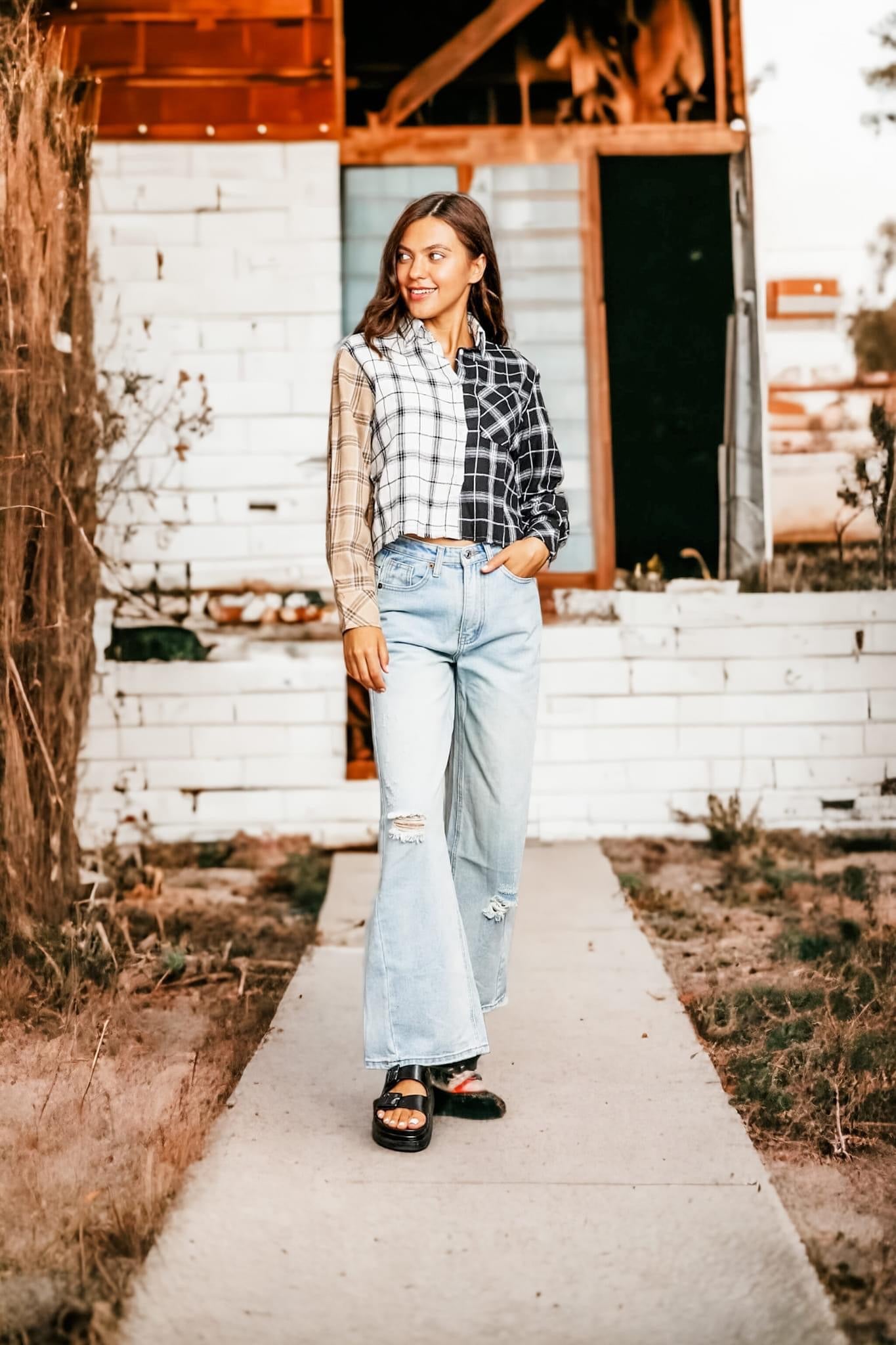 Plaid Long Sleeve Shirt