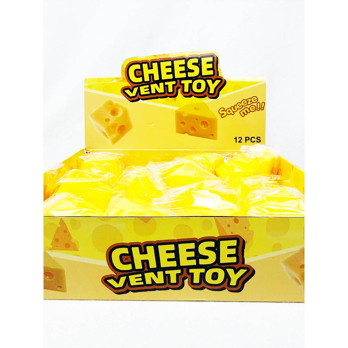 Viral Triangle Cheese Squishy Toy
