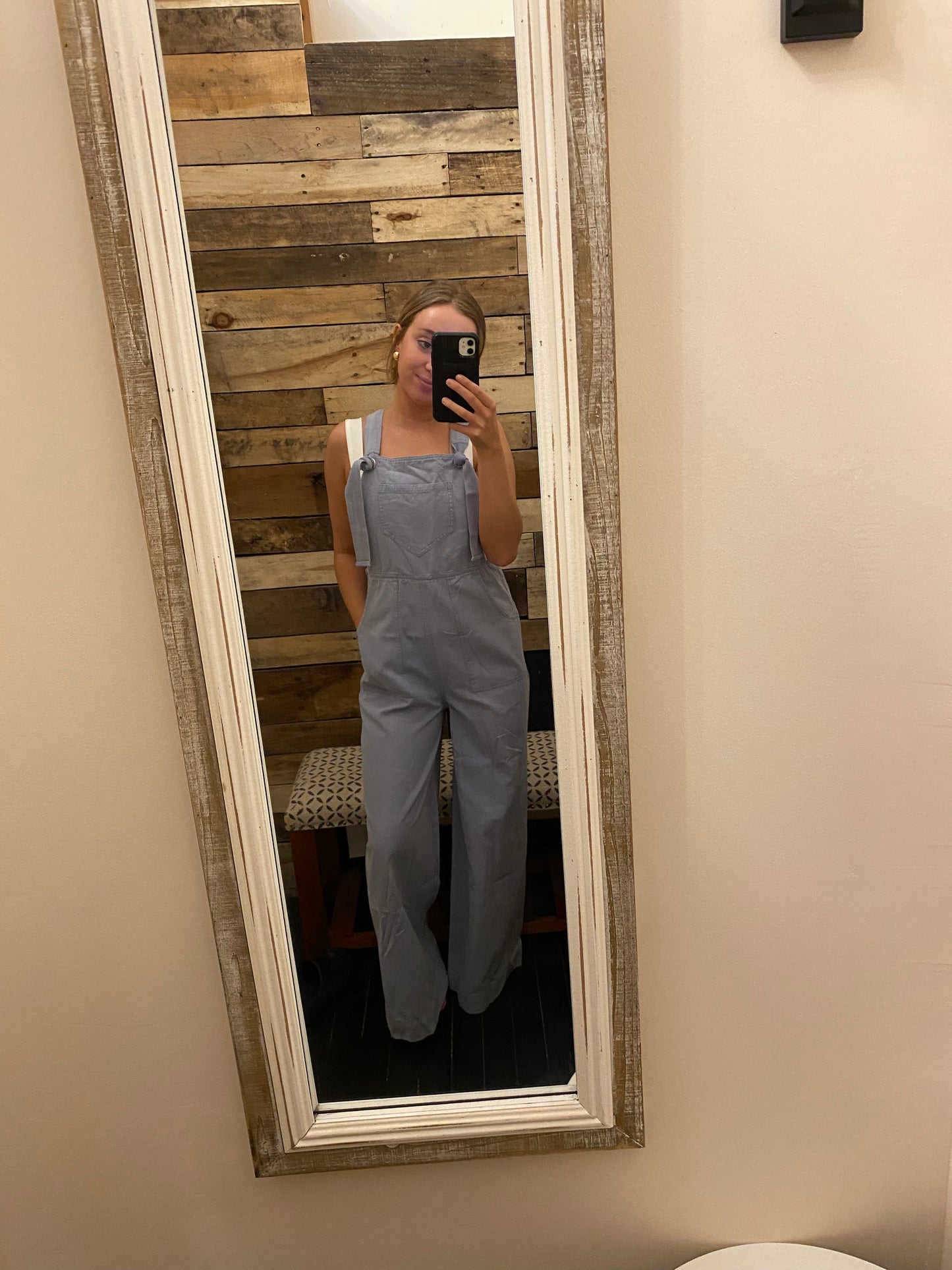 Dusty Blue Overalls