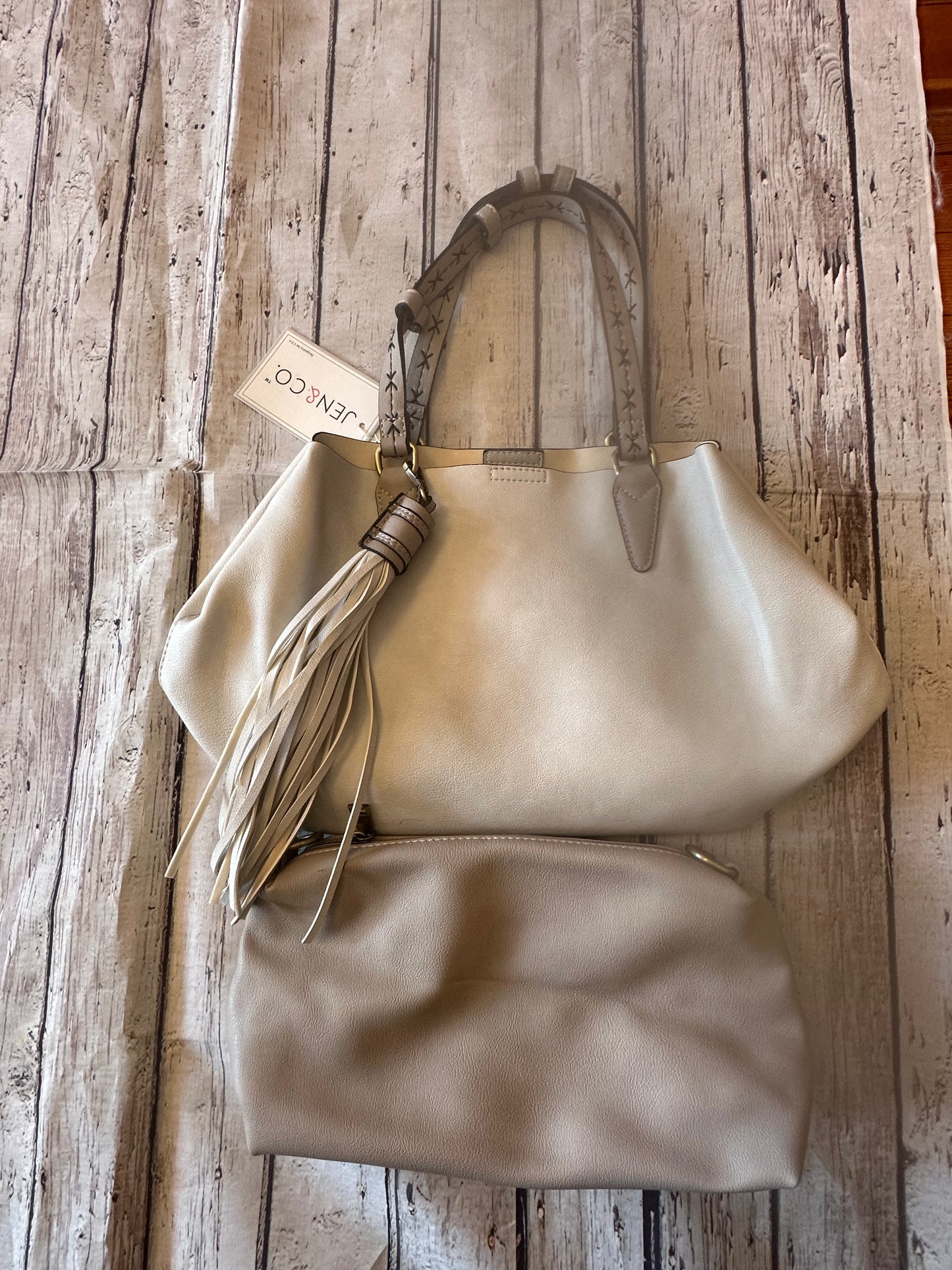 Pale Grey Aliza Satchel