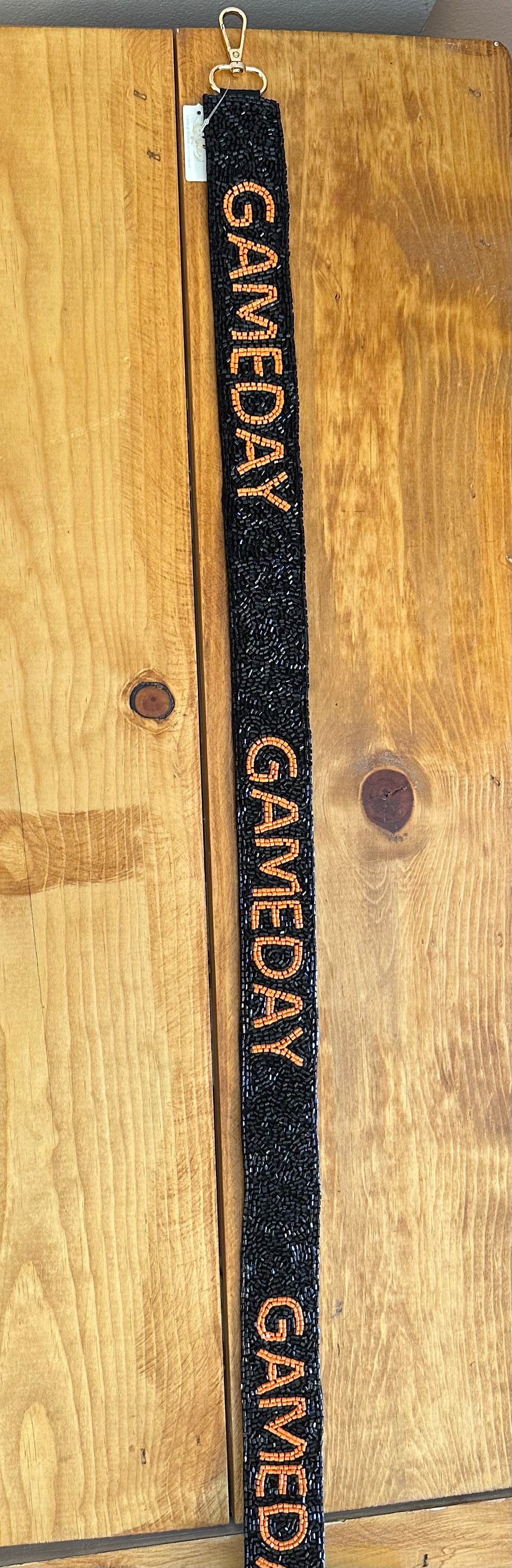 Beaded Bengals Gameday Purse Strap