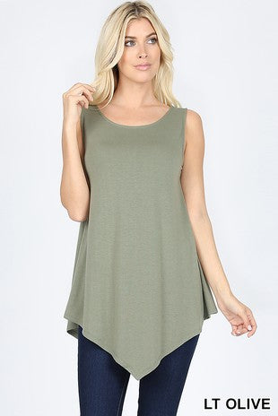 Triangle Hem Tank