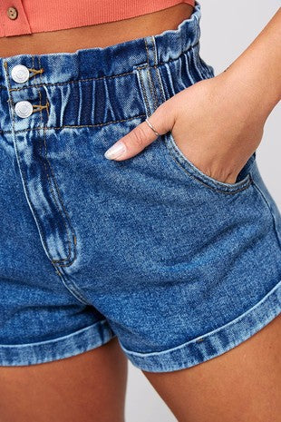 Vintage High Rise Denim Shorts