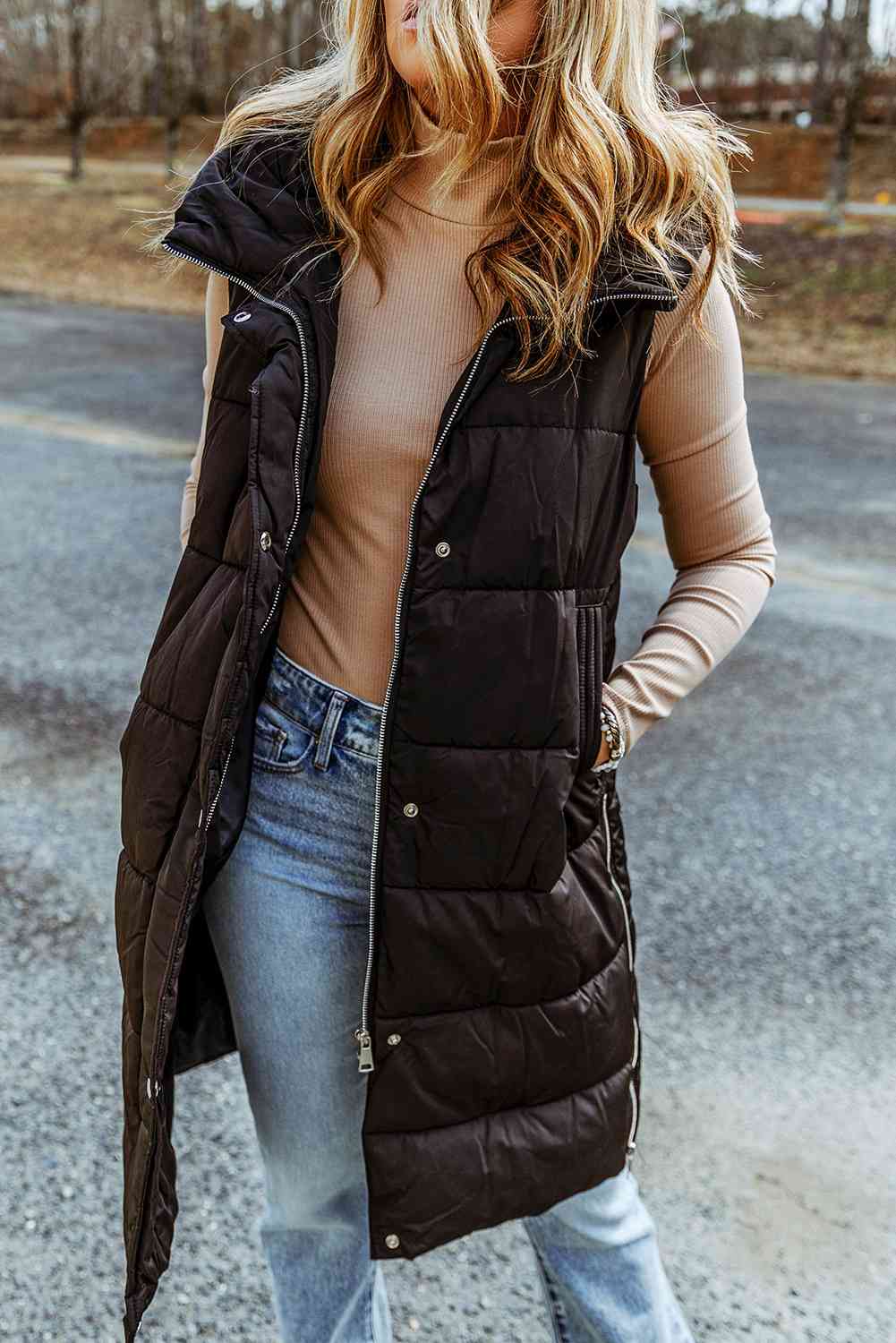 Gilet Sleeveless Puffer Jackets For Ladies Puffer Jacket Womens