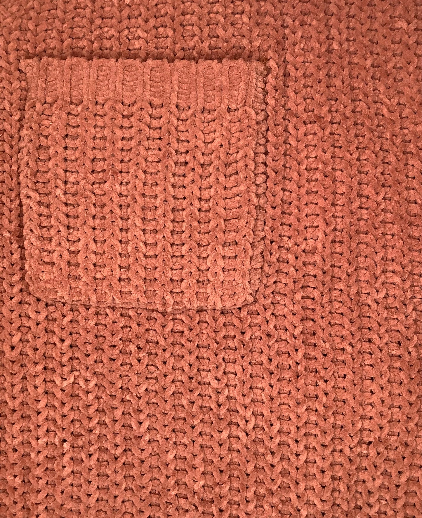 Short Sleeve Sweater with Front Pocket