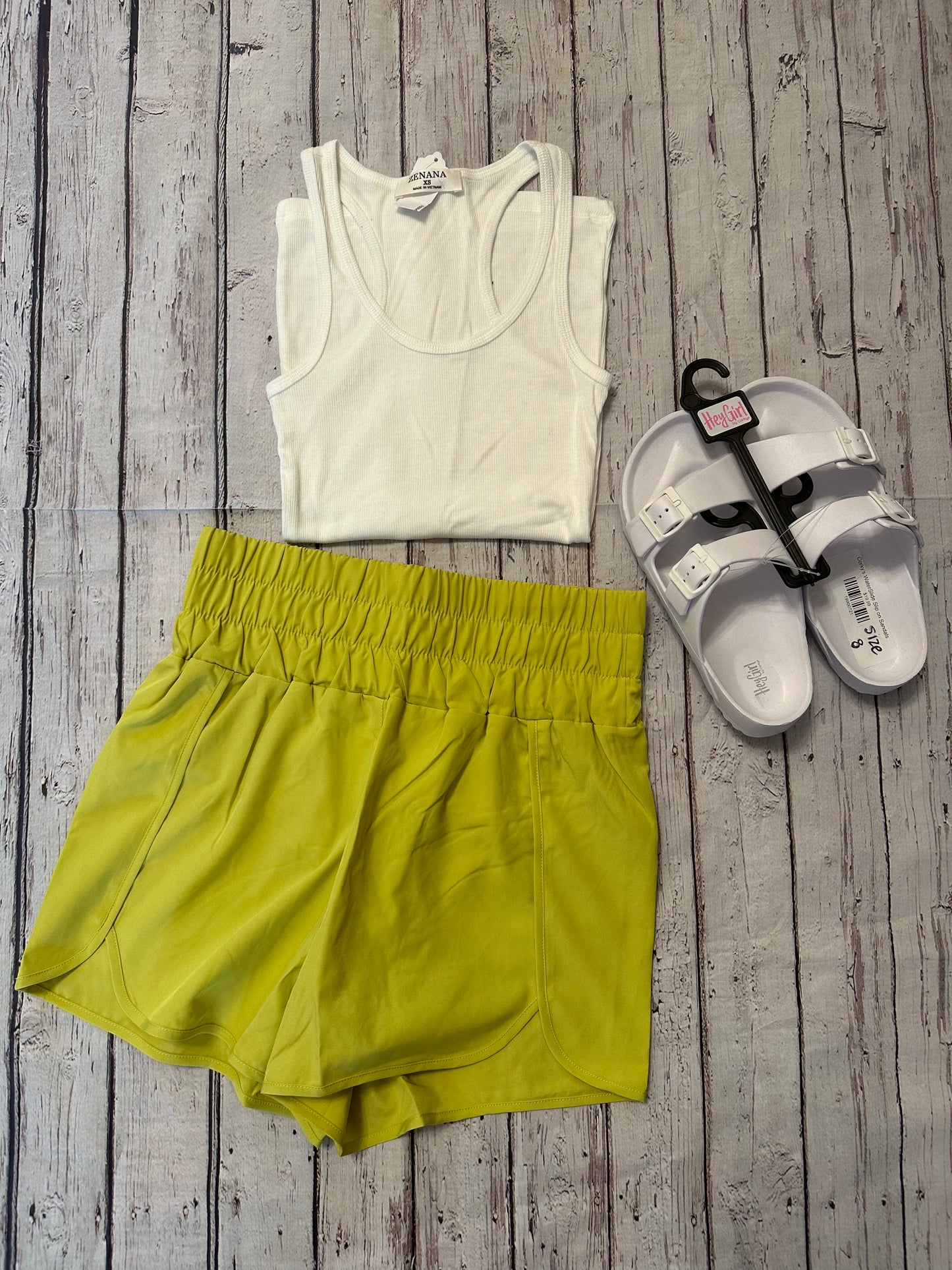 Elastic Waist Active Shorts