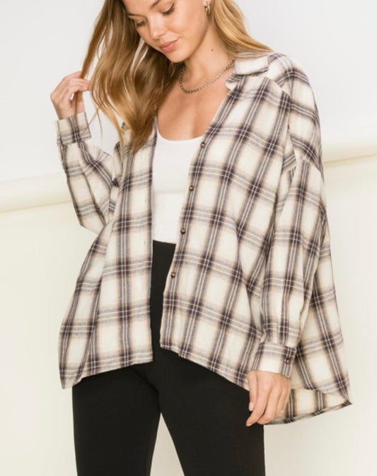 Set Apart Plaid Button Up