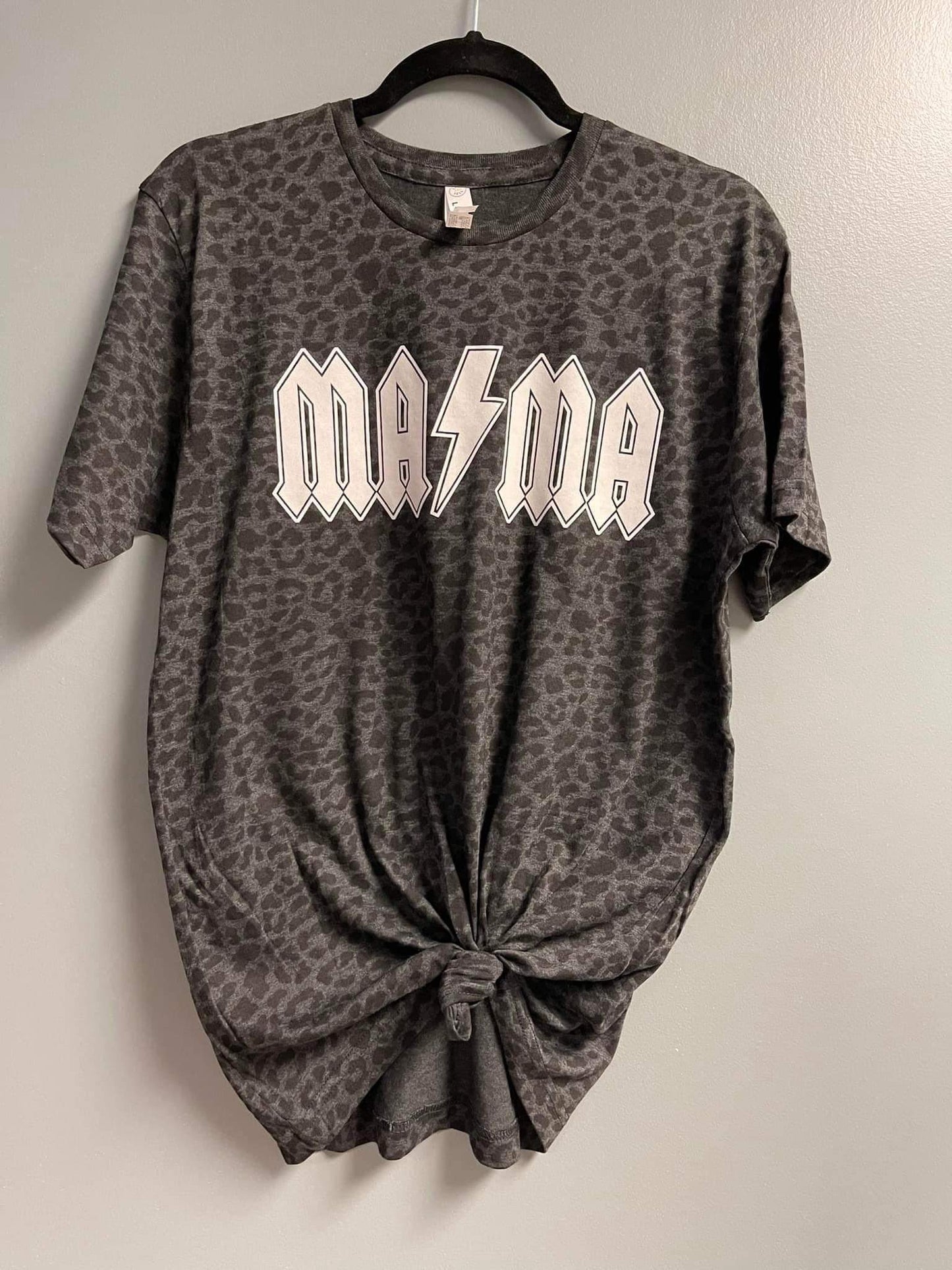 Cheetah Print Mama Tshirt