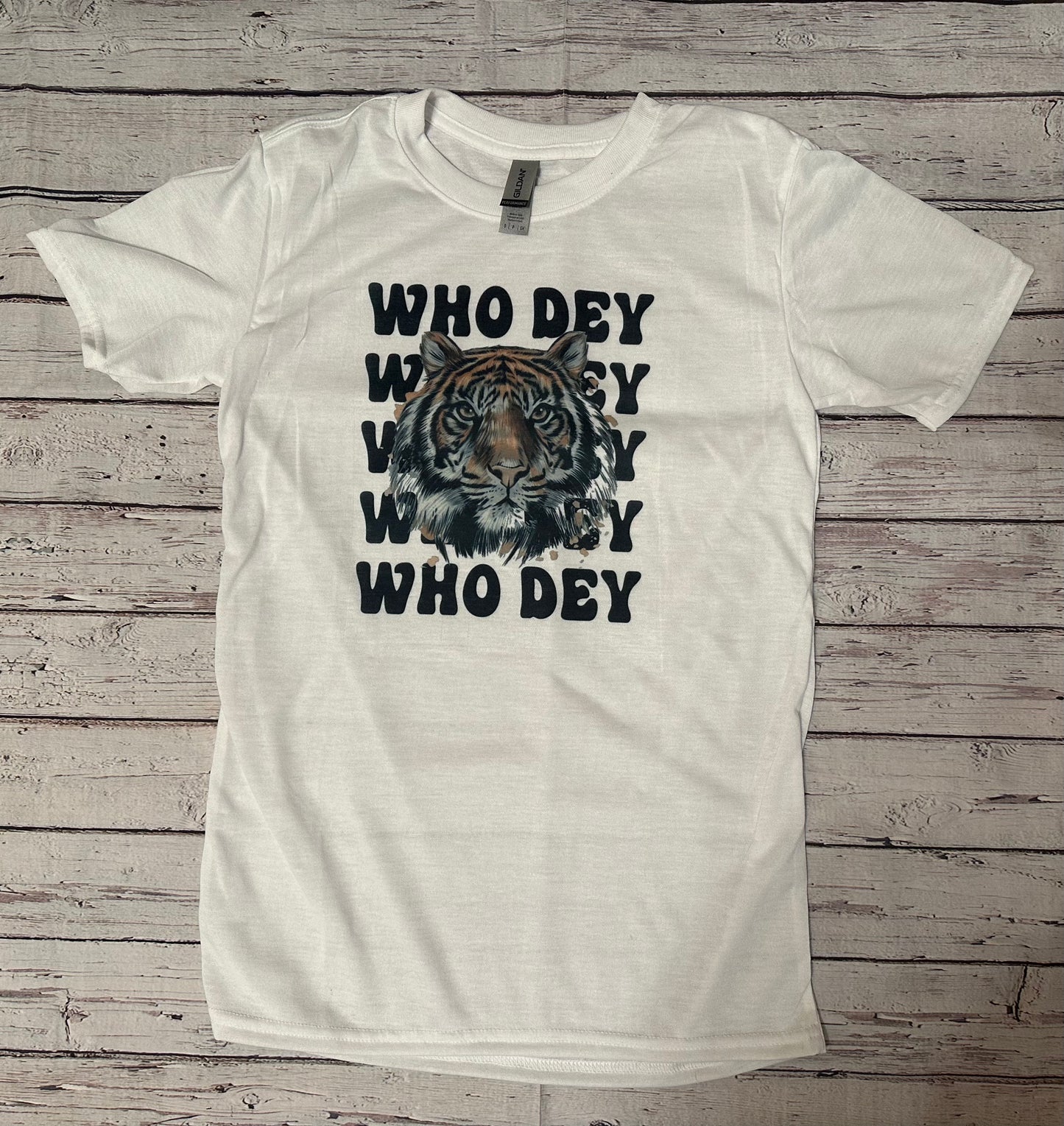 The Shine Creation - Who Dey Tiger Tee