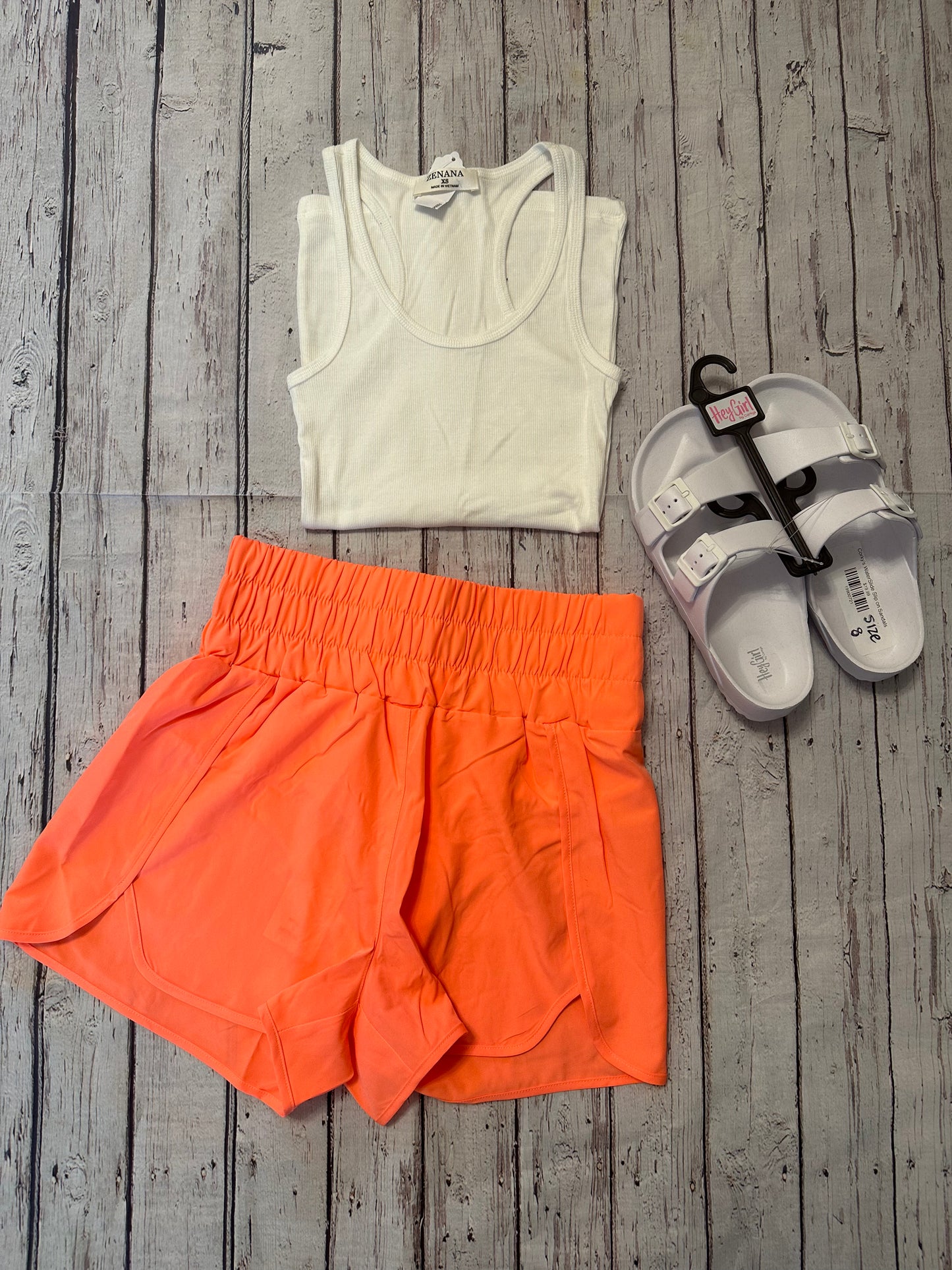 Elastic Waist Active Shorts