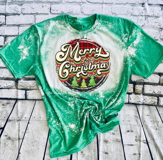 Merry Christmas Acid Wash