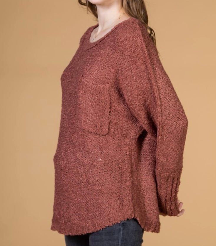 Dolman Sleeve Oversized Cozy Sweater
