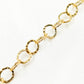 679FLGF. 14K Gold Filled Hammered Round Link Chain