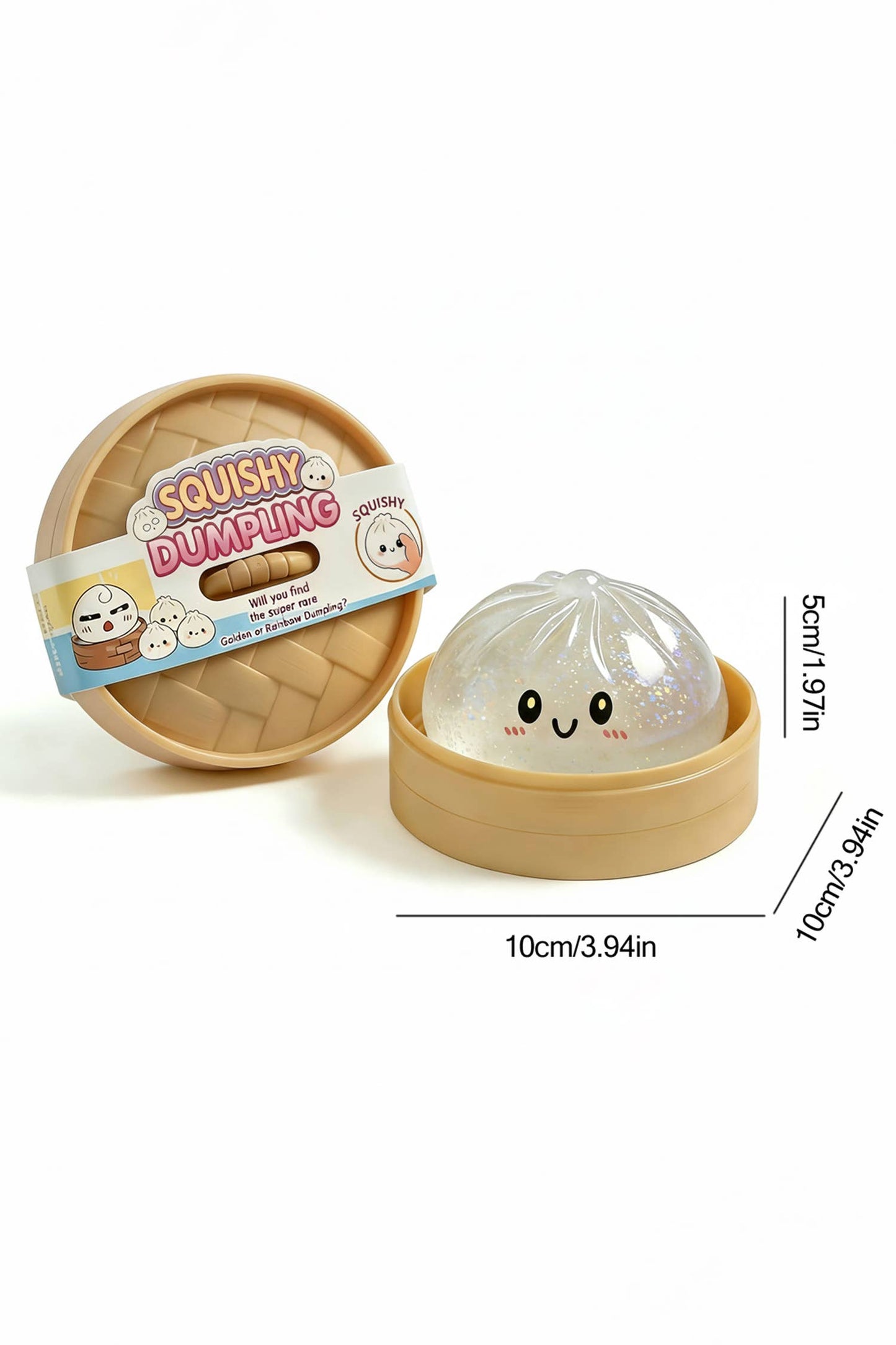 Cute Dumpling Squishy Stress Relief Squeeze Toy