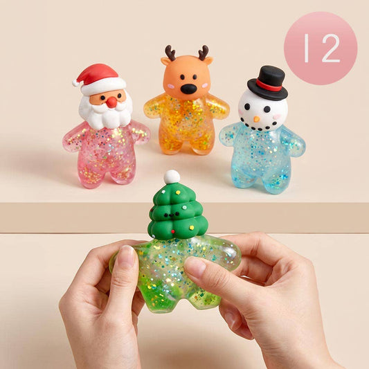 Glitter Christmas Squeeze Squishy Stress Relief Toy