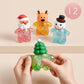 12PCS - Glitter Christmas Squeeze Squishy Stress Relief Toy