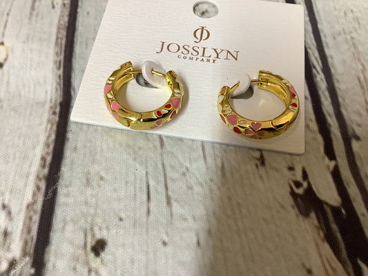 Colorful Enamel Flower Hoop