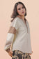 Color Block Oversized Casual Knit Top