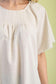 Linen short sleeve top