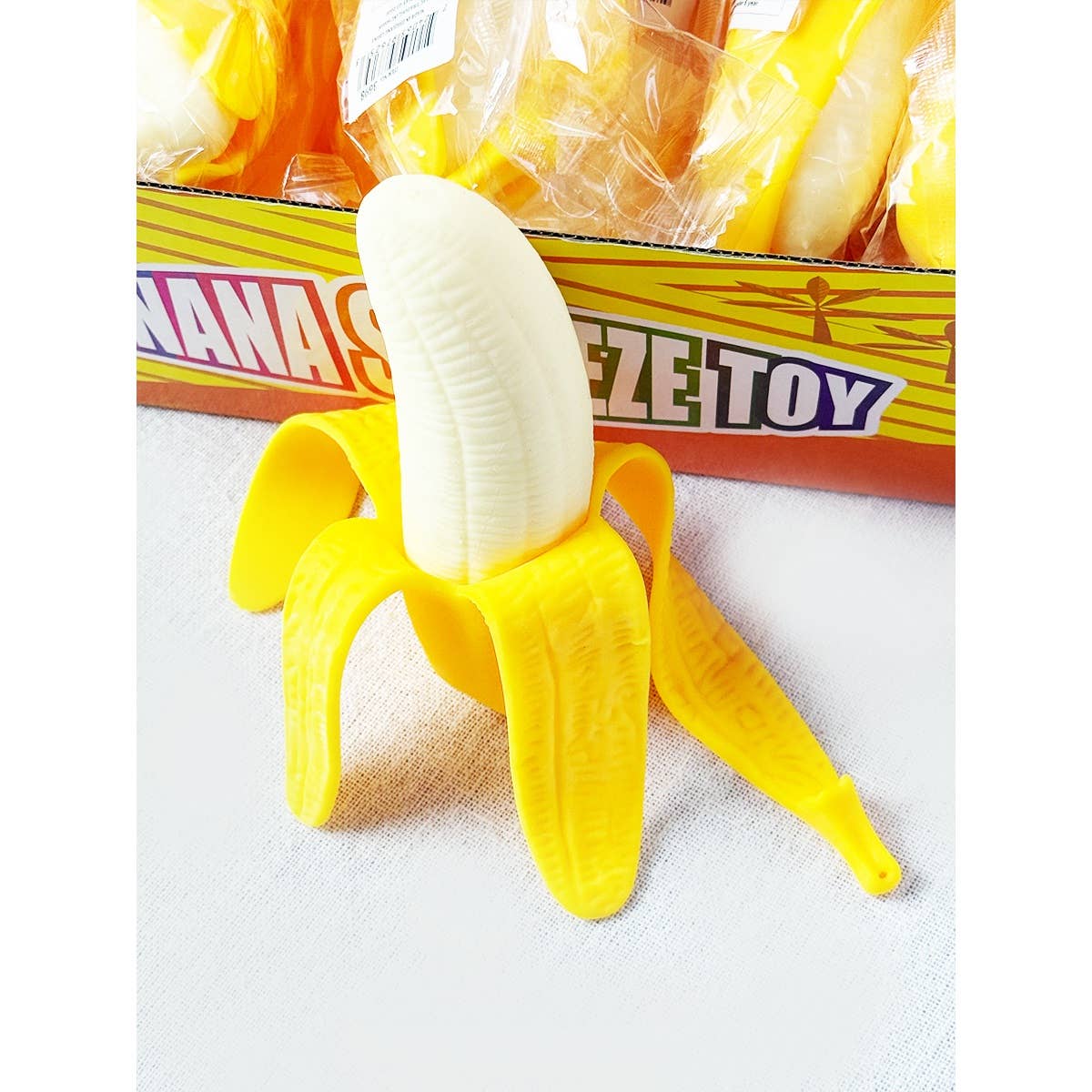 Realistic Banana Squishy Stress Relief Toy