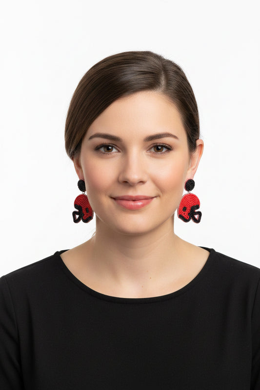 Football Helmet Earrings