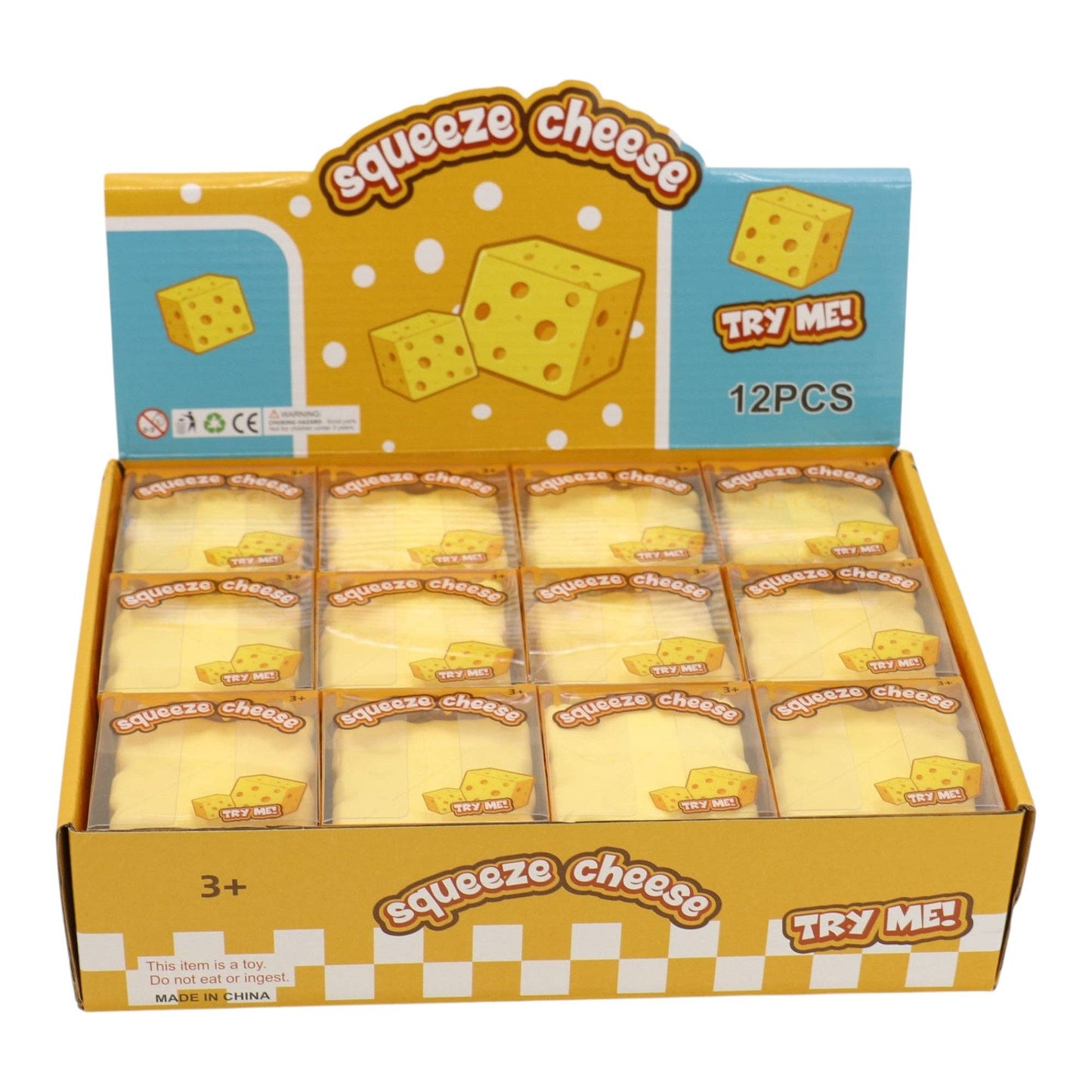 Squishy Cheese Toy TR6507-2 (12PC)