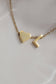 18K STAINLESS STEEL TARNISH FREE INITIAL NECKLACE | 40NK9440