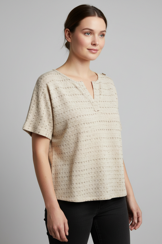 Brown Multi Top