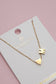 18K STAINLESS STEEL TARNISH FREE INITIAL NECKLACE | 40NK9440