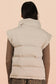 High Neck Casual Comfy Puffer Vest