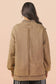 Mock Neck Mineral Washed Knit Causal Top