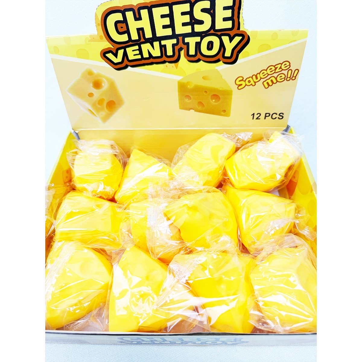 Viral Triangle Cheese Squishy Toy