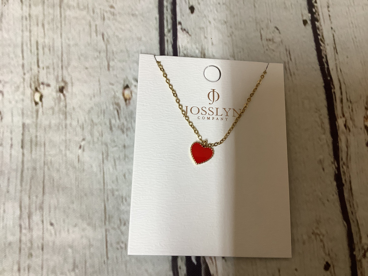 18K stainless Steel Heart Necklace
