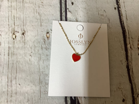 18K stainless Steel Heart Necklace