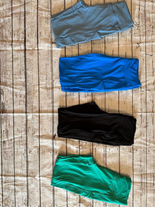 High Rise Full Length Butter Leggings With Side Pockets