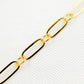 141FGF. 14K Yellow Gold Filled Flat Long and Short Chain