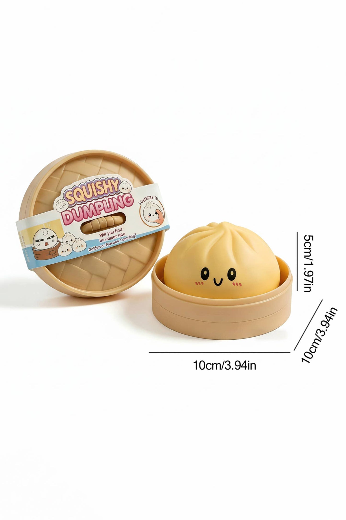 Cute Dumpling Squishy Stress Relief Squeeze Toy