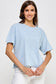 Blank Mineral Washed Long Cropped T-Shirt