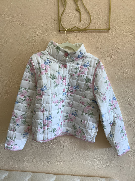 Floral off white jacket