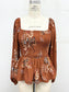Floral Smocked Peplum Top