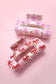 LARGE PVC BOW RIBBON HEART HAIR CLAW CLIPS | 40H891