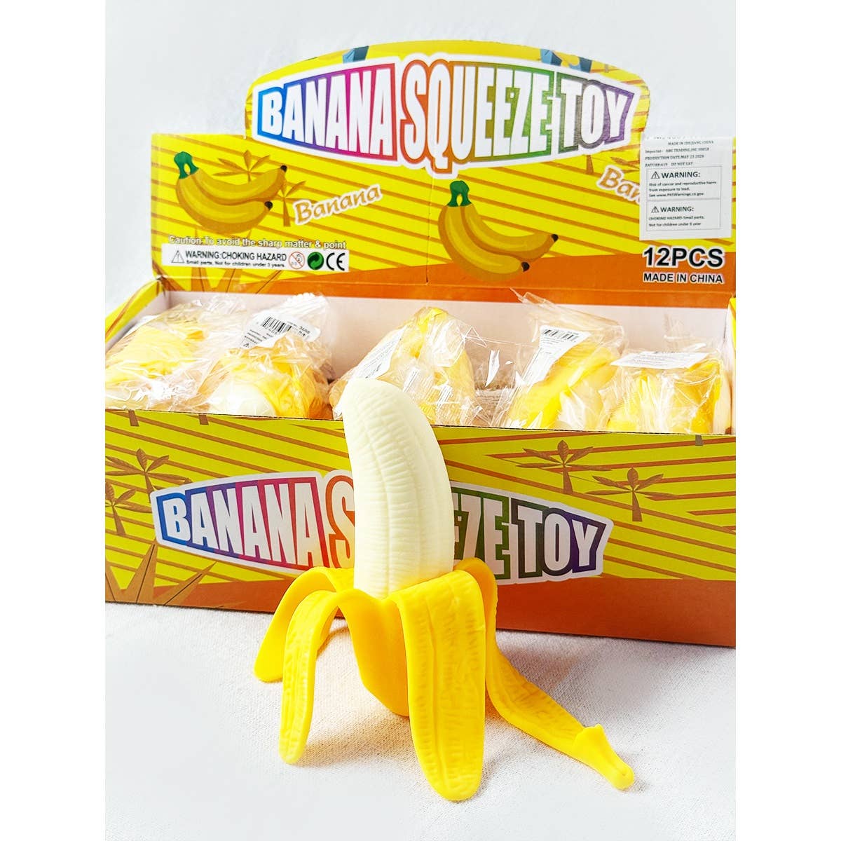Realistic Banana Squishy Stress Relief Toy