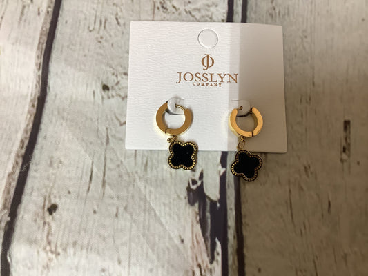 18k Hoops Black